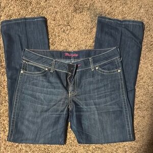 wrangler women’s bootcut jeans 13/14 x 32